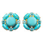 Preview: Turquoise Ohrclip