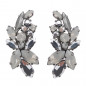 Preview: Fleur Creative Grey Ohrclips