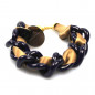 Preview: Gliederarmband Blau