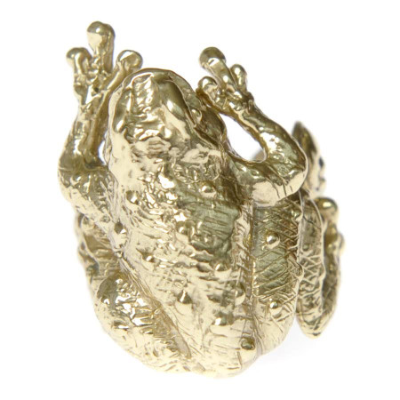 Frog Ring Bronze