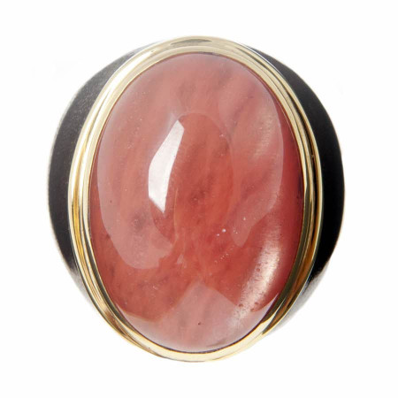 Cherry Quartz Ring