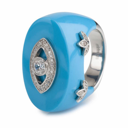 Evil Eye Turquoise Ring