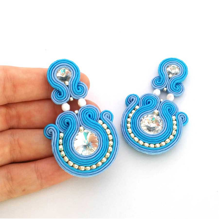 Baby Blue Ohrstecker