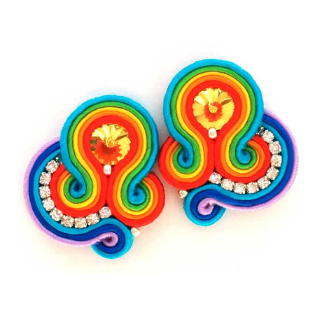 Mimi Rainbow Ohrclip