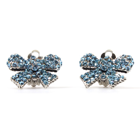 True Blue Ohrclips