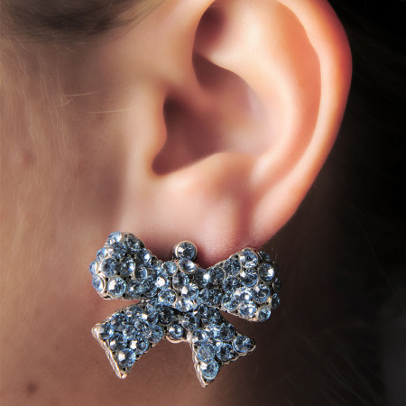 True Blue Ohrclips
