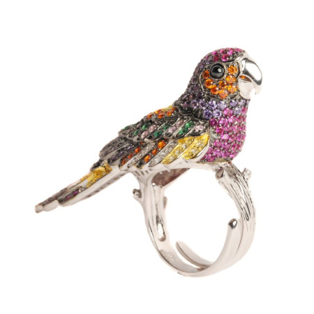 Perroquet Rubin Multi Ring