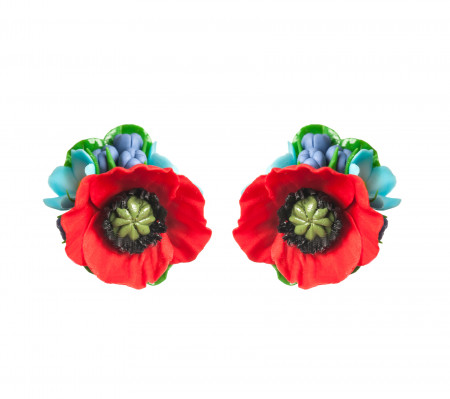 Mohnblume Stecker