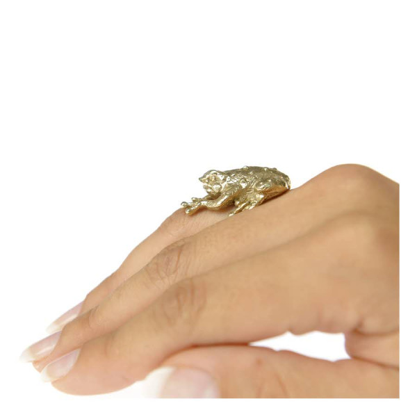 Frog Ring Bronze