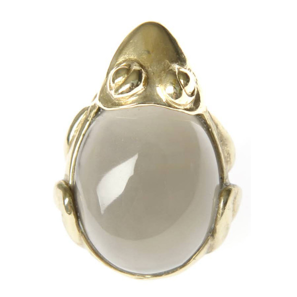 Frog Ring with Moonstone