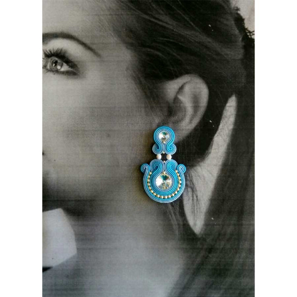 Baby Blue Ohrstecker