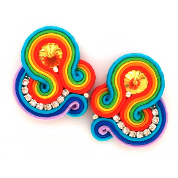Mimi Rainbow Ohrclip