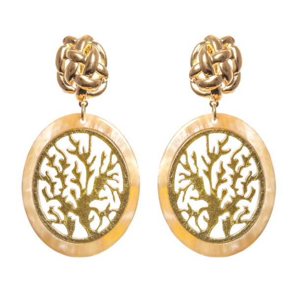 ELVIRA Koralle Gold Clip