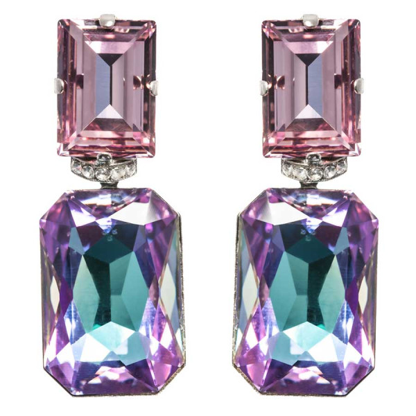Lilac Crystal Clip