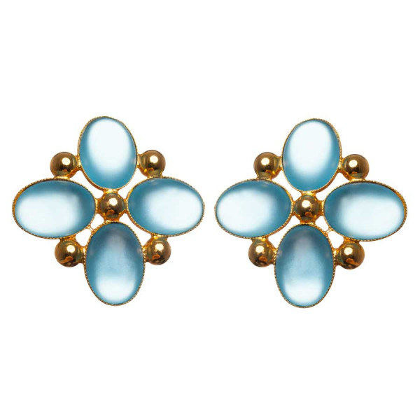 Sky Blue Ohrclip