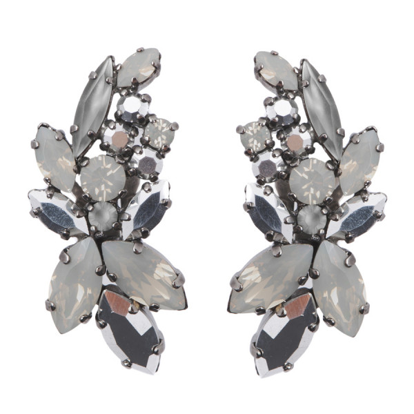 Fleur Creative Grey Ohrclips