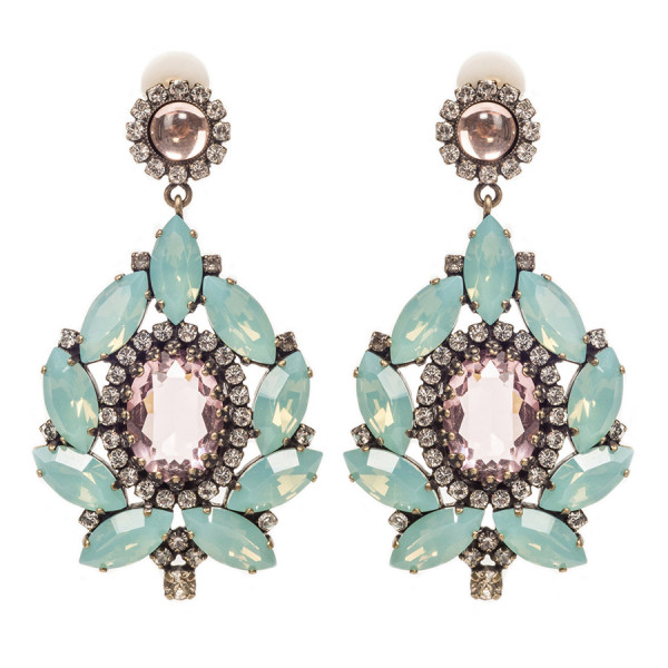 Lisa - Mint Rose Ohrstecker