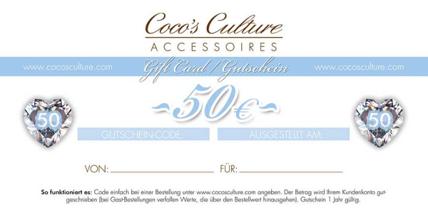 Cocos Culture Gutschein
