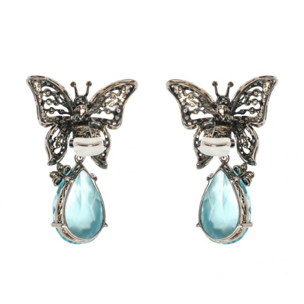 Papillon Bleu Clip