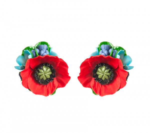 Mohnblume Stecker