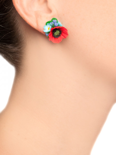 Mohnblume Stecker