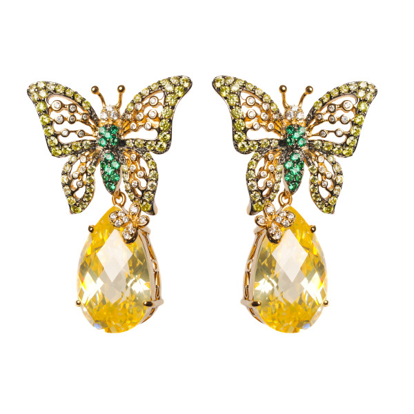 Papillon Jaune Clip
